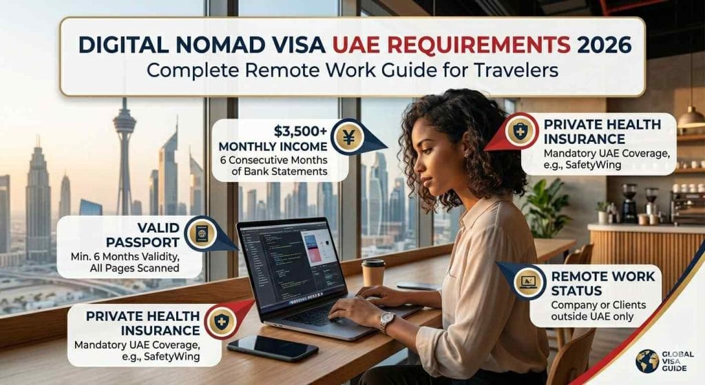 digital nomad visa UAE requirements 2026