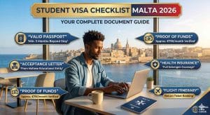 Student Visa Checklist Malta