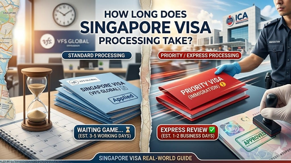 How long does Singapore visa processing take