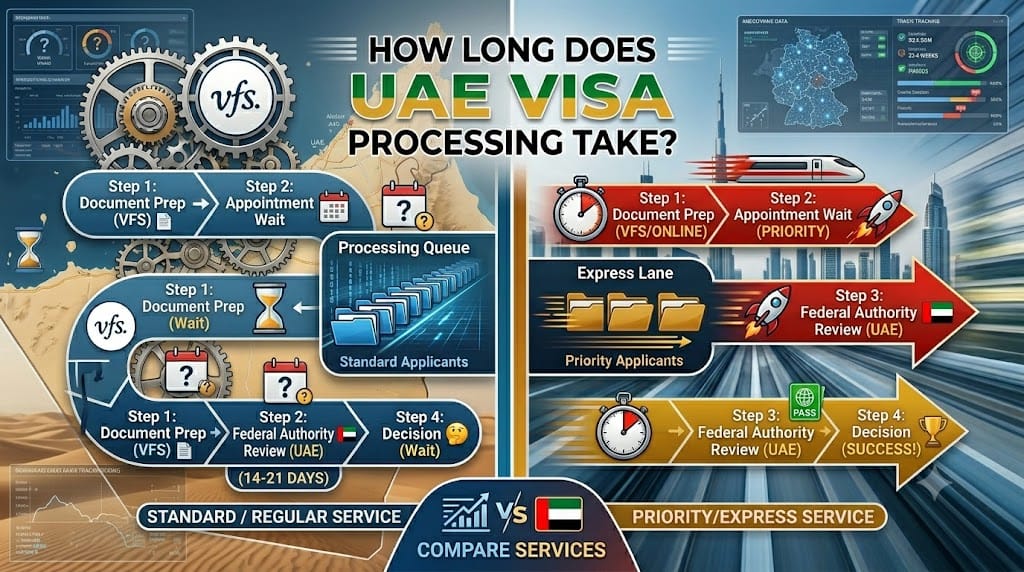 How long does UAE visa processing take