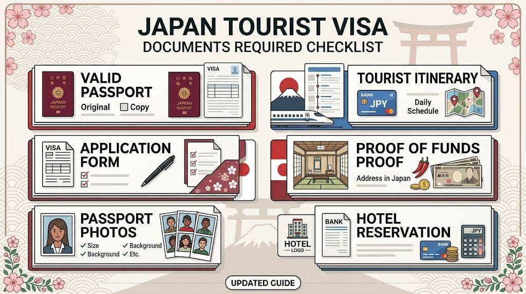 Japan tourist visa requirements